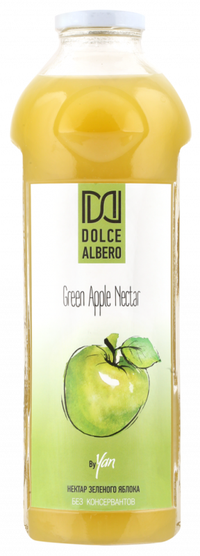 Нектар DOLCE ALBERO Зеленое яблоко, 0.93л