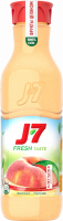 Сок охлажденный J7 Whole Fruits Яблоко, персик с мякотью, 850мл