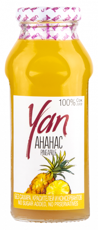 Сок YAN Ананасовый, 0.25л Сок YAN Ананасовый, 0.25л