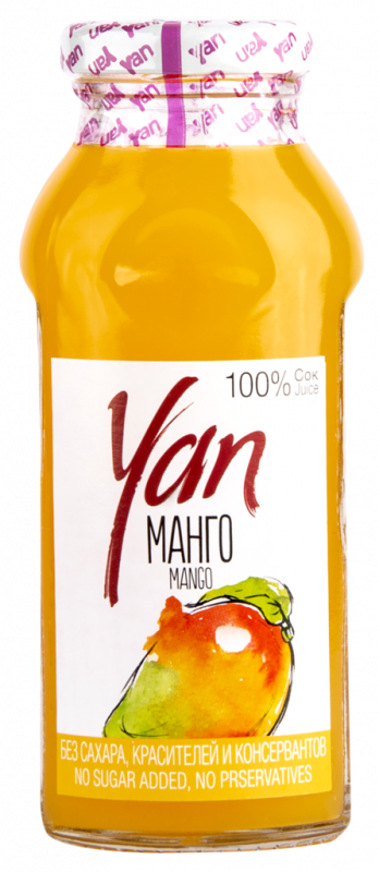 Сок YAN Манго, 0.25л Сок YAN Манго, 0.25л