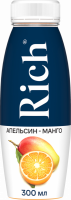 Нектар RICH Апельсин, манго, 0.3л