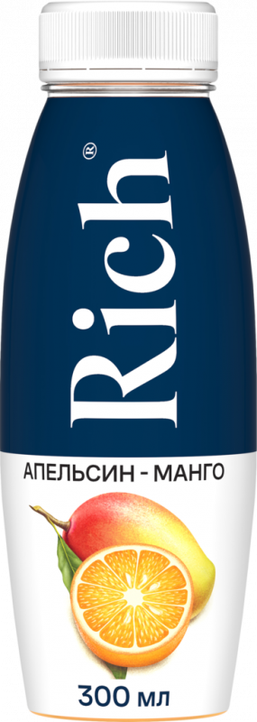 Нектар RICH Апельсин, манго, 0.3л Нектар RICH Апельсин, манго, 0.3л