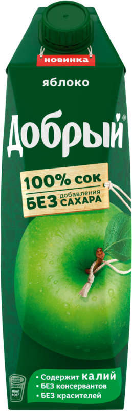Сок ДОБРЫЙ Яблоко, 1л Сок ДОБРЫЙ Яблоко, 1л