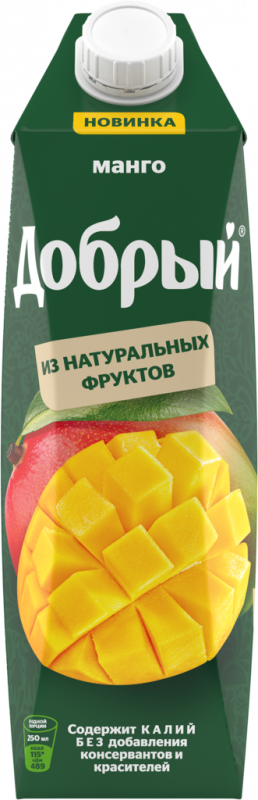 Напиток сокосодержащий ДОБРЫЙ Манго, 1л