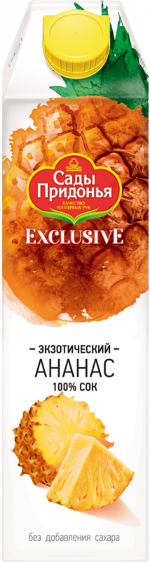 Сок САДЫ ПРИДОНЬЯ Exclusive Ананас восстановленный, 1л