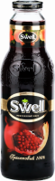 Сок SWELL гранатовый восстановленный осветленный, 0.75л