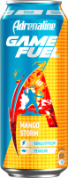 Напиток энергетический ADRENALINE Game Fuel манго газированный, 0.449л