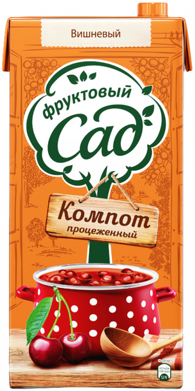 Напиток ФРУКТОВЫЙ САД Компот процеженный Вишневый, 1.93л Напиток ФРУКТОВЫЙ САД Компот процеженный Вишневый, 1.93л