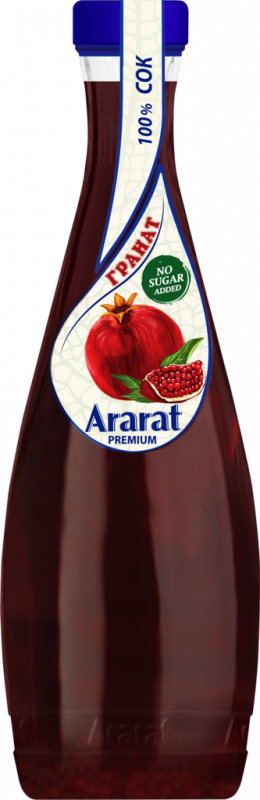 Нектар ARARAT Premium Гранат прямого отжима неосветленный, 0.75л