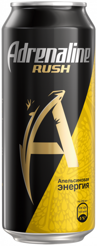 Напиток энергетический ADRENALINE Juicy Апельсиновая энергия газированный, 0.449л Напиток энергетический ADRENALINE Juicy Апельсиновая энергия газированный, 0.449л