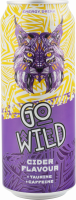 Напиток энергетический GO WILD Cider со вкусом яблочного сидра сильногазированный, 0.5л