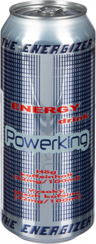 Напиток энергетический POWERKING Regular сильногазированный, 0.5л Напиток энергетический POWERKING Regular сильногазированный, 0.5л