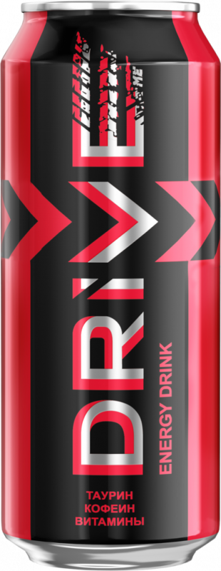 Напиток энергетический DRIVE ME Смесь ягод газированный, 0.449л