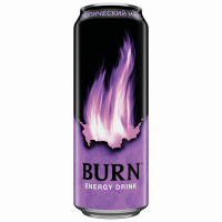 Напиток энергетический BURN Тропический микс сильногазированный, 0.449л