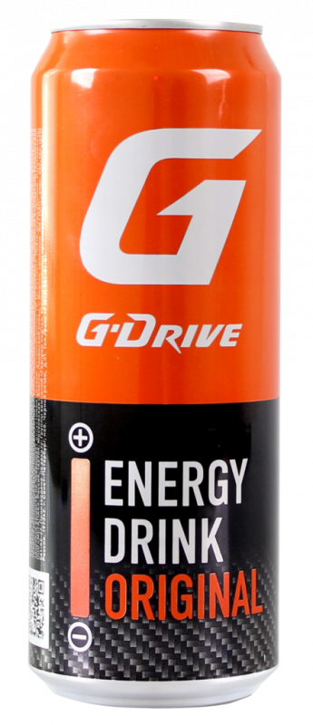 Напиток энергетический G-DRIVE тонизирующий газированный, 0.45л Напиток энергетический G-DRIVE тонизирующий газированный, 0.45л