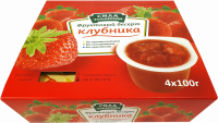 Десерт фруктовый СИЛА ТРАДИЦИИ Клубника, 4х100г