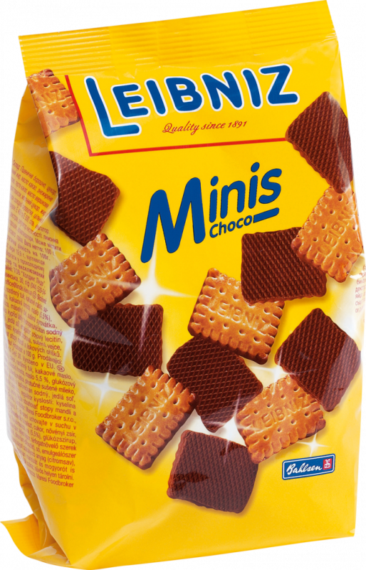 Печенье BAHLSEN Leibnitz Minis Choco сливочное с шоколадом, 100г Печенье BAHLSEN Leibnitz Minis Choco сливочное с шоколадом, 100г