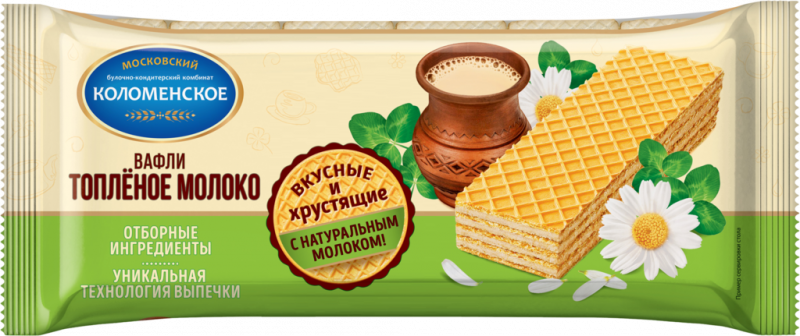 Вафли КОЛОМЕНСКОЕ Топленое молоко, 220г Вафли КОЛОМЕНСКОЕ Топленое молоко, 220г