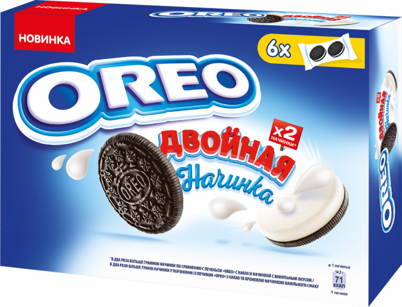 Печенье OREO Двойная начинка, 170г