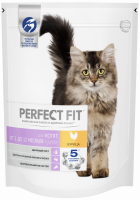 Корм сухой для котят PERFECT FIT с курицей, до 12 месяцев полнорационный, 650г