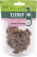 Лакомства для кошек TITBIT Легкое кроличье сушеное, 10г