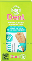 Лакомство для собак DENT Снек жевательный со вкусом говядины для мелких собак, 35г