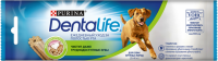 Лакомство для взрослых собак DENTALIFE поддержание здоровья полости рта, для крупных пород, 35,5г