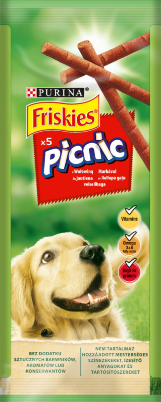 Лакомство для собак FRISKIES Picnic Говядина, 42г