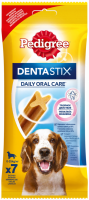 Лакомство для собак PEDIGREE DentaStix для средних и крупных пород в форме палочек, 180г