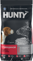 Корм сухой для взрослых собак HUNTY с говядиной, для всех пород, 2,2кг