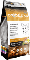 Корм сухой для собак PROBALANCE Immuno Adult Maxi защита иммунитета, для крупных пород, 3кг