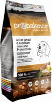 Корм сухой для собак PROBALANCE Immuno Adult Small&Medium для малых и средних пород, 3кг