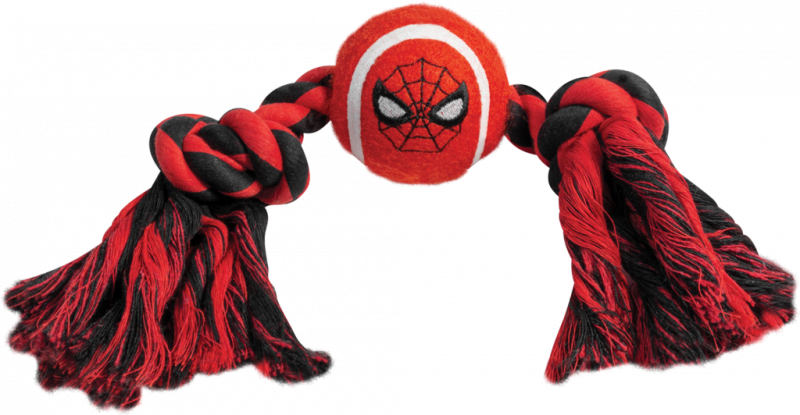 Игрушка для собак TRIOL Marvel Человек-Паук веревка и мяч Игрушка для собак TRIOL Marvel Человек-Паук веревка и мяч