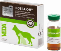 Добавка кормовая для кошек и собак VEDA Фитодиета Котбаюн, 3x10мл