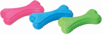 Игрушка для собак TRIOL Кость цветная из цельнолитой резины, 90г