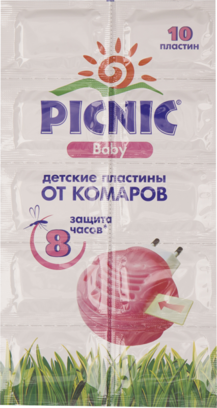 Пластины PICNIC Baby от комаров Пластины PICNIC Baby от комаров