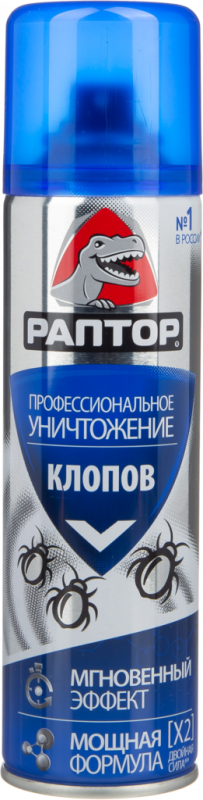 Аэрозоль РАПТОР От клопов Аэрозоль РАПТОР От клопов