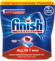 Таблетки для посудомоечной машины FINISH All in 1, 100шт