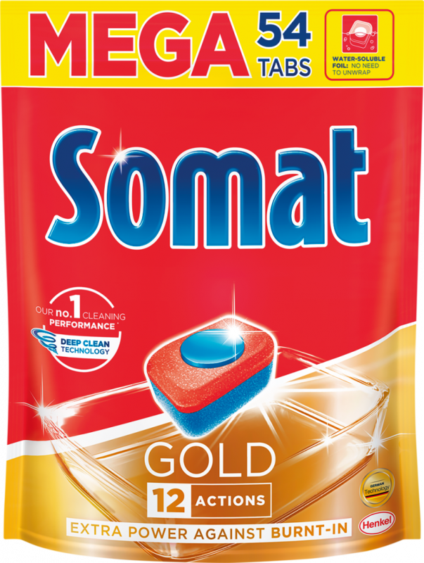 Таблетки для посудомоечной машины SOMAT Gold, 54шт Таблетки для посудомоечной машины SOMAT Gold, 54шт