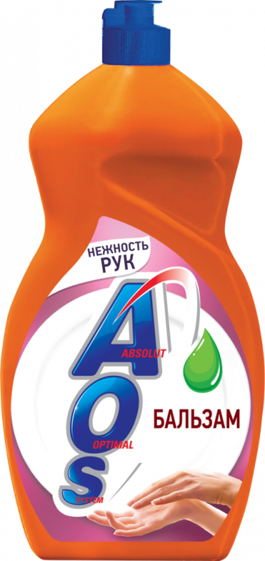 Средство для мытья посуды AOS Бальзам, 1.3л Средство для мытья посуды AOS Бальзам, 1.3л