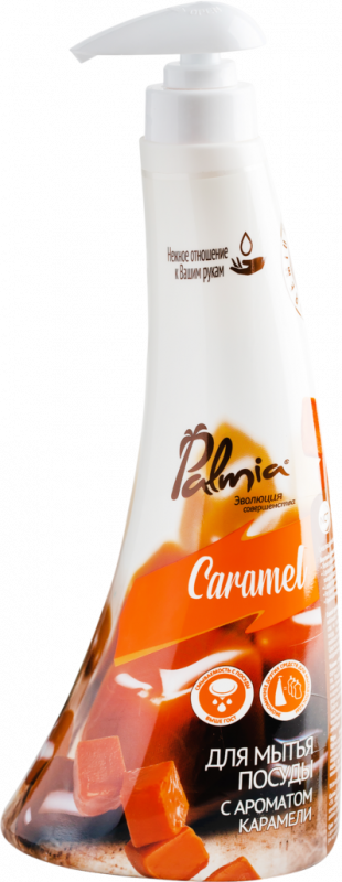 Средство для мытья посуды PALMIA Caramel с ароматом сливочной карамели, 450мл