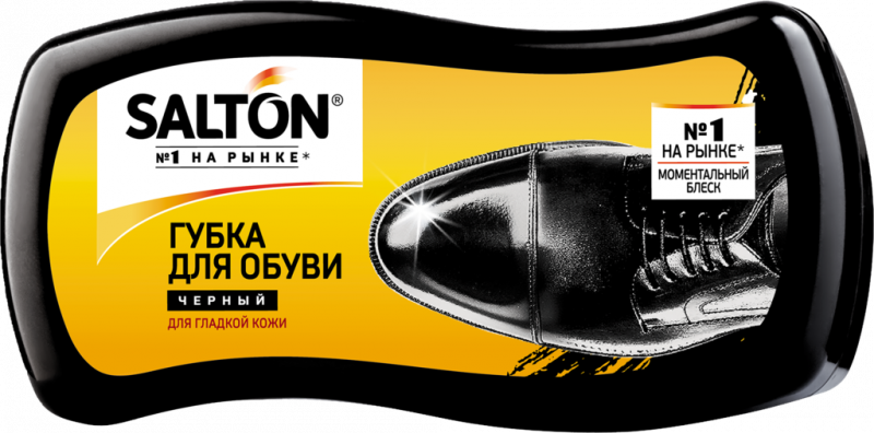 Губка для обуви SALTON Волна д/гладкой кожи с норковым маслом черная 52/09 Губка для обуви SALTON Волна д/гладкой кожи с норковым маслом черная 52/09