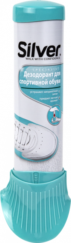 Дезодорант для спортивной обуви SILVER Specialist, 100мл Дезодорант для спортивной обуви SILVER Specialist, 100мл