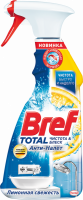 Средство для чистки ванной и туалета BREF Total Анти-Налет Лимонная свежесть, 500мл