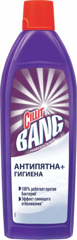 Средство для чистки CILLIT Bang АнтиПятна+Гигиена, 750мл