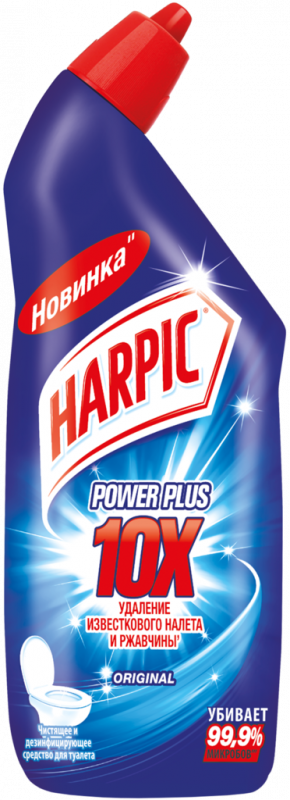 Средство дезинфицирующее для туалета HARPIC Power Plus Original, 700мл