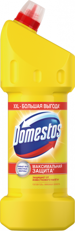 Средство для чистки DOMESTOS Лимонная свежесть, 1.5л