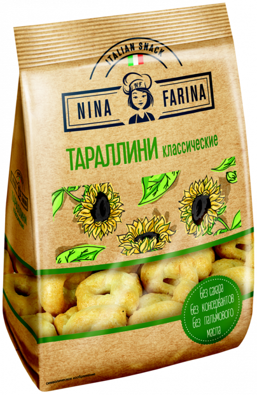 Тараллини NINA FARINA Классические, 180г Тараллини NINA FARINA Классические, 180г