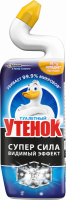 Средство для чистки унитаза ТУАЛЕТНЫЙ УТЕНОК Супер сила Видимый Эффект, 500мл