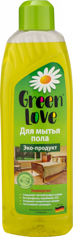 Средство для мытья полов GREEN LOVE, 1л Средство для мытья полов GREEN LOVE, 1л